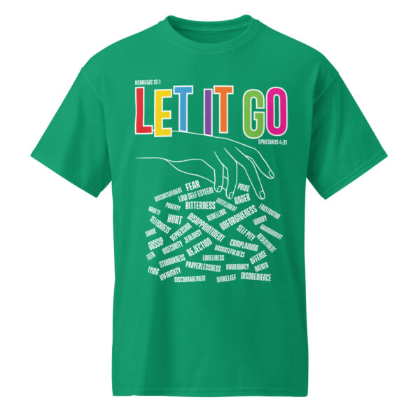 An view of Let It Go Tee in Green