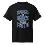 Saved By Grace Tee-Blue