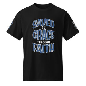 Saved By Grace Tee-Blue