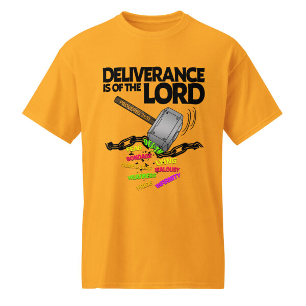 Deliverance Is Of The Lord Tee-Gold