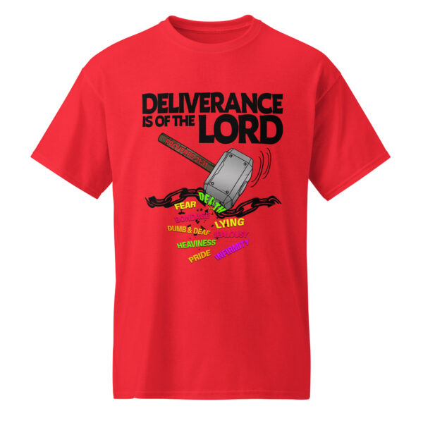 Deliverance Is Of The Lord Tee-Red
