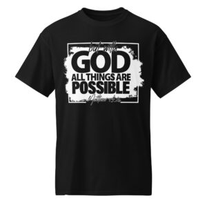 All Things Are Possible Tee Black