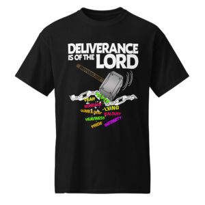Deliverance Is Of The Lord Tee-Black