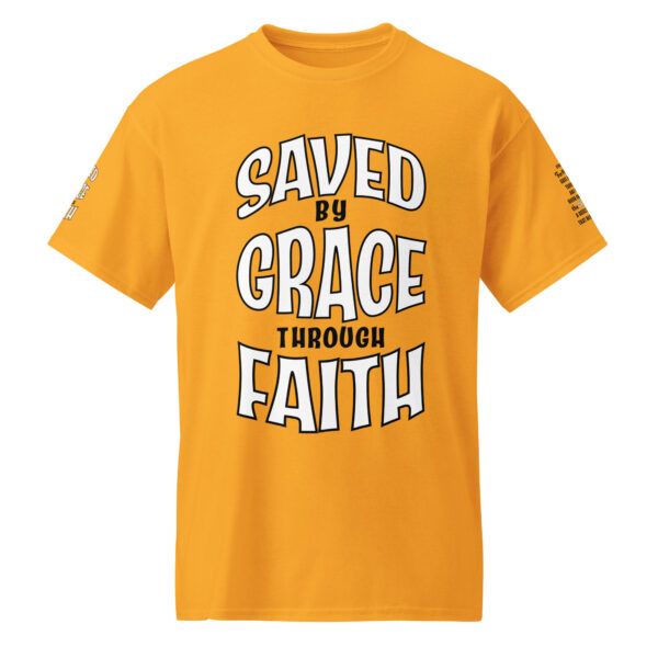 Saved By Grace Gold Color Tee
