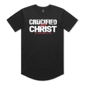 crucified with christ t-shirt christian design galatians 2:20 identity in christ
