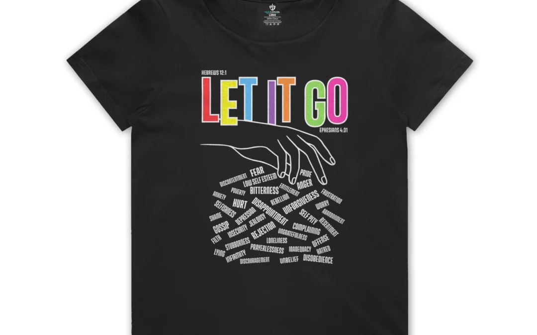 Let It Go Kids Shirt – Bold Christian Kids Faith Statement