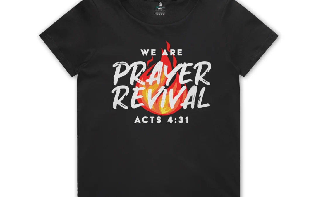We Are Prayer Revival Kids Shirt – 1 Powerful Acts 4:31 Youth Faith Tee