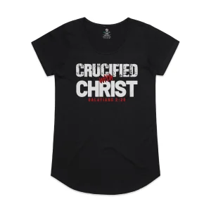 crucified with christ t-shirt christian design galatians 2:20 identity in christ