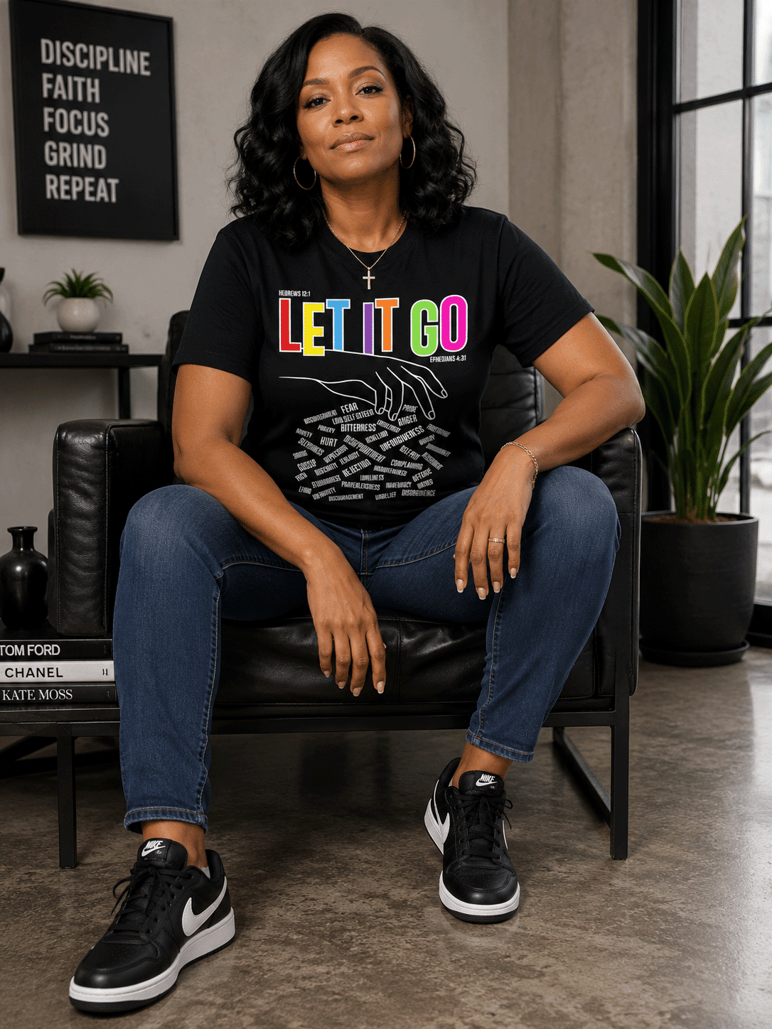 LetitGo1 Faith-based t-shirt bundle featuring Prayer Revival and Let It Go Christian tee designs