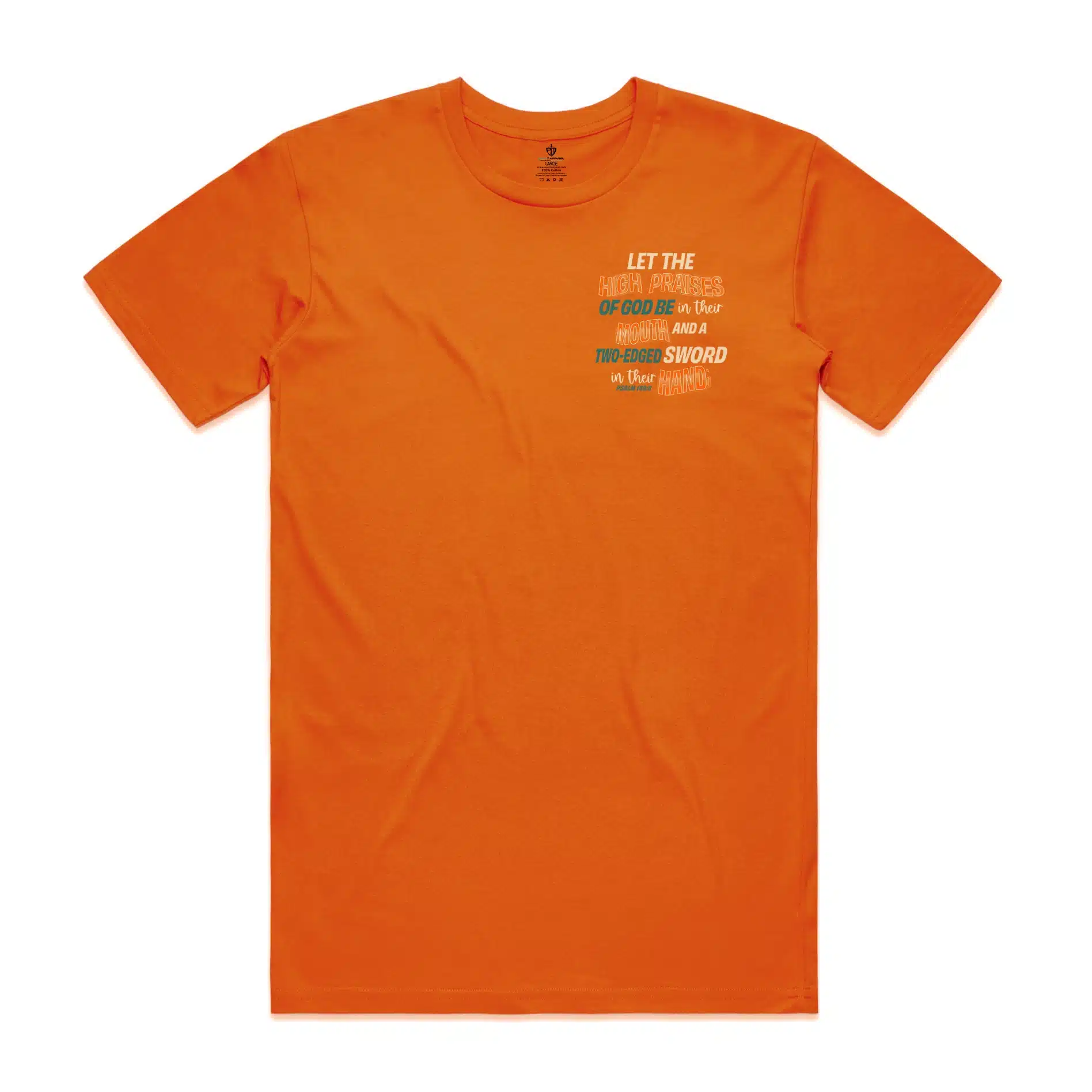 High Praises Psalm 149:6 Shirt – Bold Christian Tee | Let the High Praises of God - Image 2